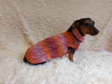 Knitted Melange Wool Pet Jumper Dog Clothes Sweater With Braid, jumper for small dogs, clothes sweater for dogs