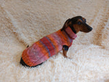 Knitted Melange Wool Pet Jumper Dog Clothes Sweater With Braid, jumper for small dogs, clothes sweater for dogs