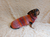 Knitted Melange Wool Pet Jumper Dog Clothes Sweater With Braid, jumper for small dogs, clothes sweater for dogs