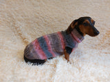 Knitted Melange Wool Pet Jumper Dog Clothes Sweater With Braid, jumper for small dogs, clothes sweater for dogs