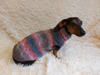 Knitted Melange Wool Pet Jumper Dog Clothes Sweater With Braid, jumper for small dogs, clothes sweater for dogs