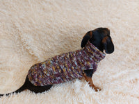 Knitted jumper for small dogs, sweater for small dachshund, sweater for chihuahua, sweater for yorkshire terrier, sweater for toy terrier