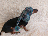 Christmas bright outfit dog hat with pompom,dachshund hat,Christmas clothes for dog photo shoot