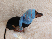 Christmas bright outfit dog hat with pompom,dachshund hat,Christmas clothes for dog photo shoot