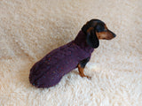 Alpaca wool warm winter sweater for pets,dachshund alpaca jumper with arans