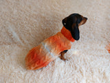 Knitted Melange Wool Pet Jumper Dog Clothes Sweater With Braid, jumper for small dogs, clothes sweater for dogs