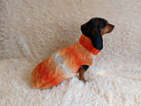 Knitted Melange Wool Pet Jumper Dog Clothes Sweater With Braid, jumper for small dogs, clothes sweater for dogs