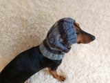 Alpaca Wool Snood Scarf hat For Dogs With Arans