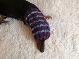 Alpaca Wool Snood Scarf hat For Dogs With Arans