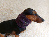 Alpaca Wool Snood Scarf hat For Dogs With Arans