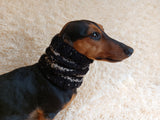 Alpaca Wool Snood Scarf hat For Dogs With Arans