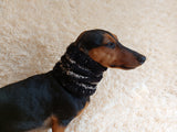 Alpaca Wool Snood Scarf hat For Dogs With Arans