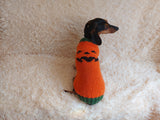 Halloween clothes for pets-halloween pumpkin sweater for dog-halloween holiday sweater for dogs-pumpkin sweater halloween gift