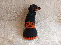 Halloween clothes for pets-halloween pumpkin sweater for dog-halloween holiday sweater for dogs-pumpkin sweater halloween gift