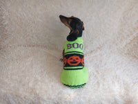 Dog costumes boo pumpkin sweater, dog costumes for halloween, pumpkin halloween costumes for pets, puppies, cat and dog sweater halloween