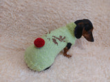 Reindeer with pompom nose for pet dog sweater christmas dog outfit deer sweater