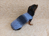 Winter Warm Wool Dog Jumper-Clothes for Dachshund Warm Long Cardigan Sweater-Winter sweater dog with arans
