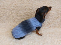 Winter Warm Wool Dog Jumper-Clothes for Dachshund Warm Long Cardigan Sweater-Winter sweater dog with arans