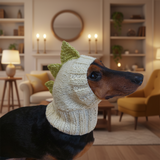 Dino dachshund, dino hat for dachshund or small dog, dinosaur clothes for dogs