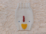 Easter chicken snood hat for dog