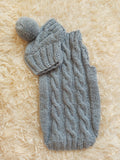 Angora wool warm suit sweater and hat for dog