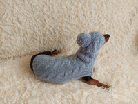 Angora wool warm suit sweater and hat for dog