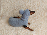 Angora wool warm suit sweater and hat for dog