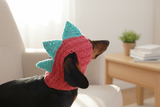 Dinosaur Snood Hat for Dog with Open Ears