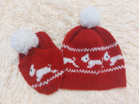 Paired hats for mom and dog angora wool, photo shoot set of hats for mom and pet, gift for dog lover set of hats