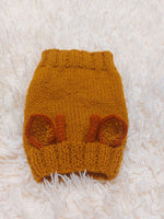 Christmas Deer Wool Dog Snood Hat