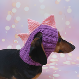 Dinosaur Snood Hat for Dog with Open Ears