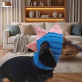Dinosaur Snood Hat for Dog with Open Ears