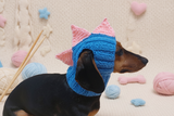 Dinosaur Snood Hat for Dog with Open Ears