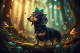 Dinosaur Snood Hat for Dog with Open Ears