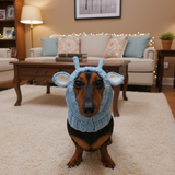 Christmas Deer Wool Dog Snood Hat