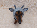 Christmas Deer Wool Dog Snood Hat