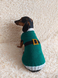 Christmas santa sweater for dogs, santa clothes for dog, santa sweater for dog, christmas for dogs, christmas santa sweater for dachshund