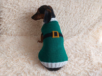 Christmas santa sweater for dogs, santa clothes for dog, santa sweater for dog, christmas for dogs, christmas santa sweater for dachshund