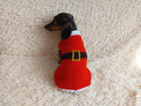 Christmas santa sweater for dogs, santa clothes for dog, santa sweater for dog, christmas for dogs, christmas santa sweater for dachshund