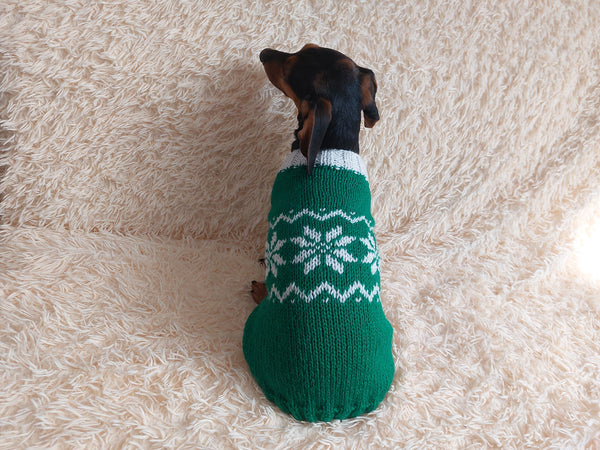 Christmas Snowflake Sweater for Pet,Dog Christmas Dog Clothes