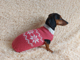 Christmas Snowflake Sweater for Pet,Dog Christmas Dog Clothes