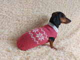 Christmas Snowflake Sweater for Pet,Dog Christmas Dog Clothes