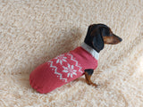 Christmas Snowflake Sweater for Pet,Dog Christmas Dog Clothes