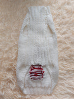 Christmas deer sweater for dog, christmas deer sweater for miniature dachshund, christmas dog clothes