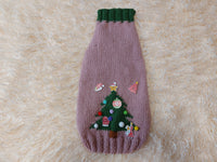Christmas dressy coat with Christmas tree for dog,dachshund dressy Christmas sweater