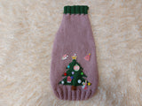 Christmas dressy coat with Christmas tree for dog,dachshund dressy Christmas sweater