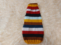 Multi color pet clothes striped dog sweater
