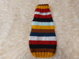 Multi color pet clothes striped dog sweater