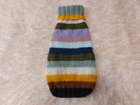 Multi color pet clothes striped dog sweater
