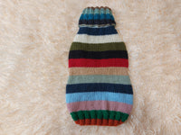 Multi color pet clothes striped dog sweater